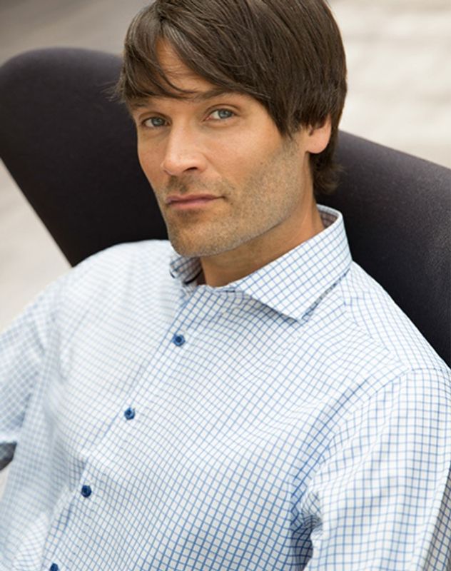 Exclusive Wide Check Business Shirt