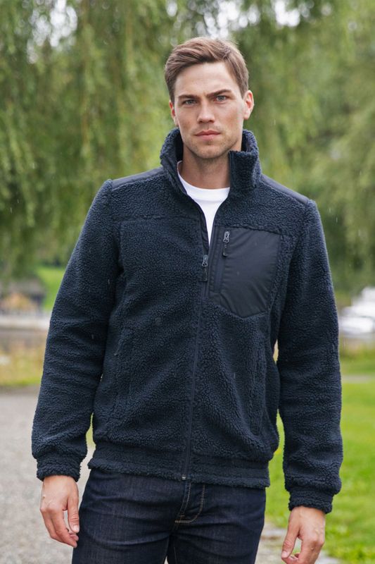 Teddy Fleece Jacket / Charcoal