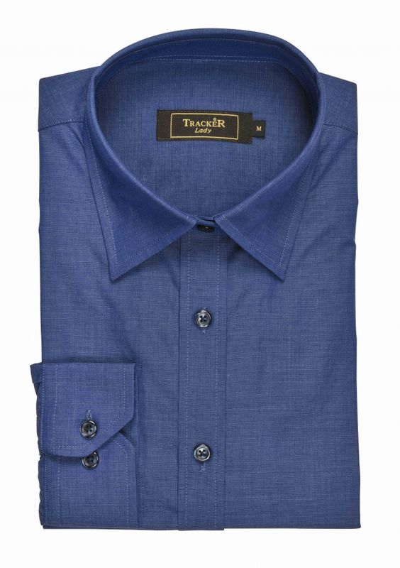 Cotton Blend Indigo Lady