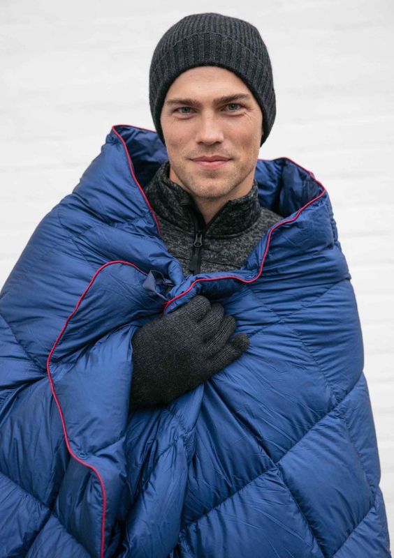 Exclusive Down Poncho / Blanket